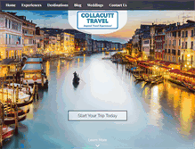 Tablet Screenshot of collacutt-travel.com